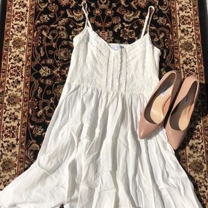 White Floral Sun Dress Cotton On Size Small